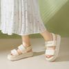 Augustine Sandals Women's 2025 New Summer Wear Sports Platform with Skirt Velcro Roman Sandals