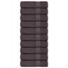 VidaXL Bath Towels 10 Pcs Anthracite 100x150 Cm 100% Cotton, Towel, Bath Towel Set, Towel 136691