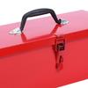 Iron Tool Box Empty Hardware Storage Case for Workshops Electrician Garages