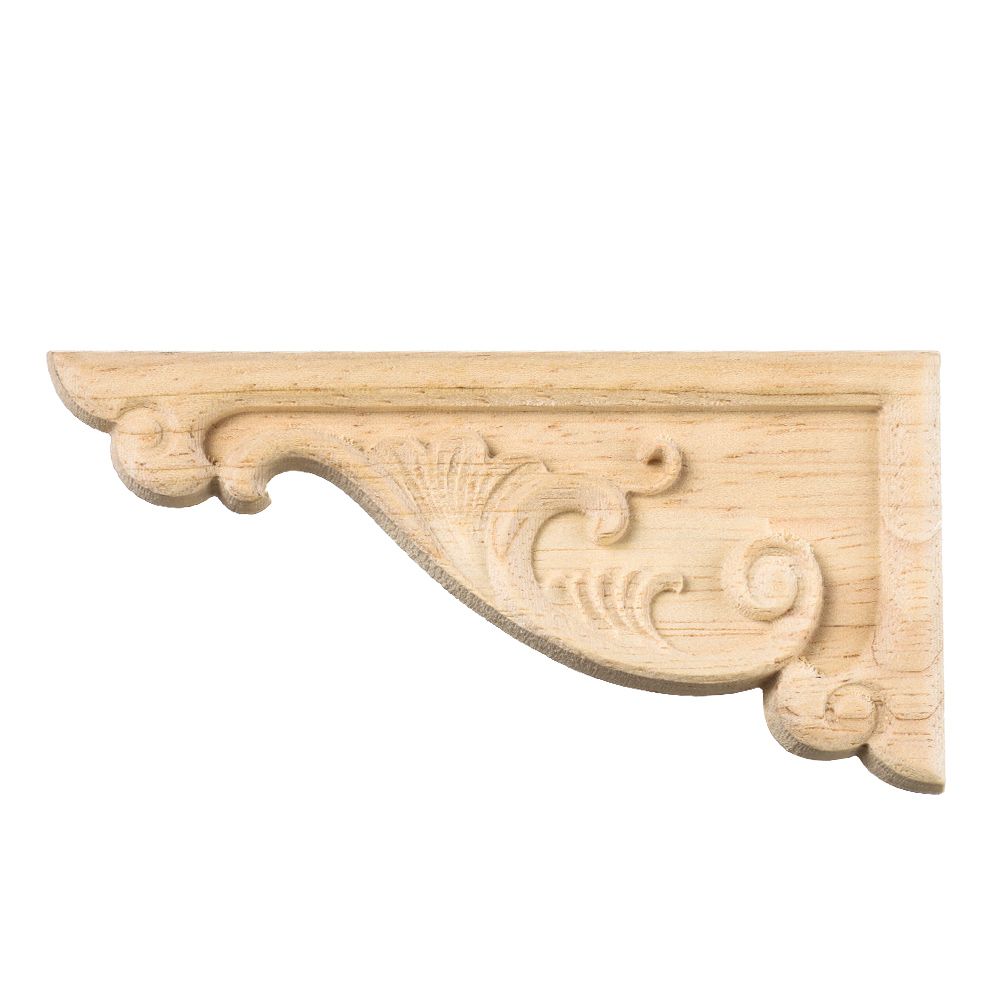 Детали мебели деревянные статуэтки Ремесла Угловые аппликации Рамка Резьба по дереву Декоративная резьба по дереву