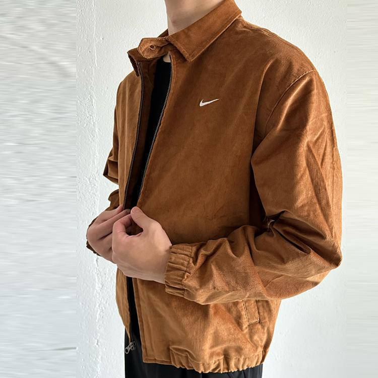 Nike Куртка Harrington из вельвета 'Коричневый' DX9071-270