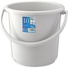Risu Berg Bucket, Round, Light Gray, 10L, Made In Japan, 10SB