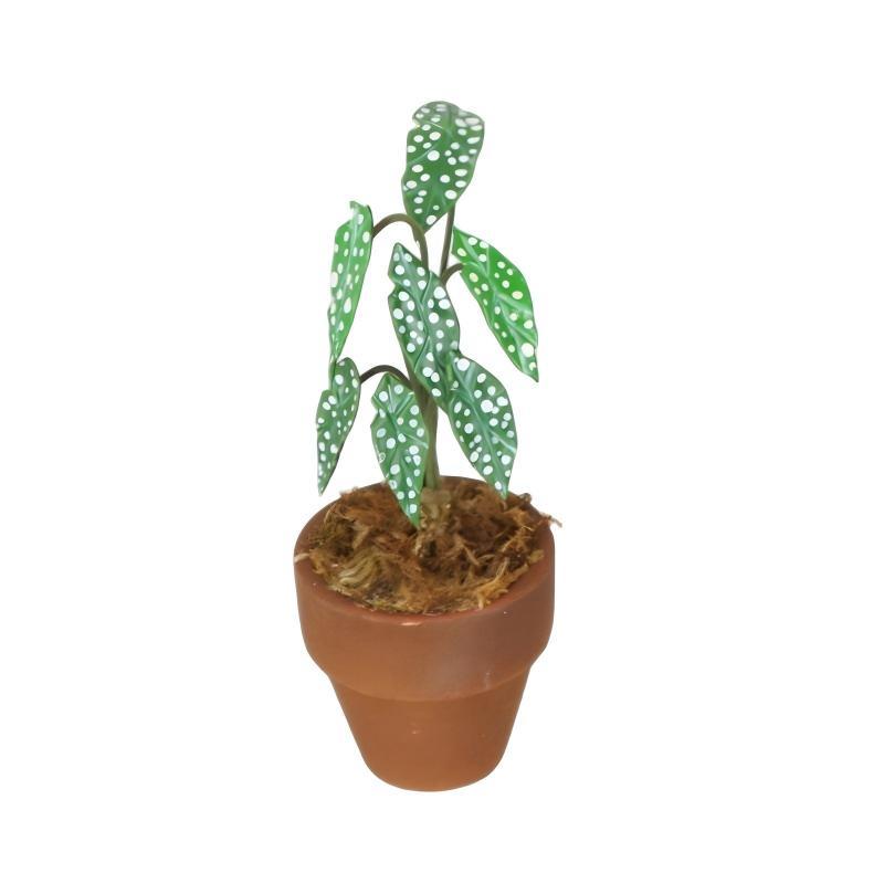 /1pc new 1:12 Miniature Simulation Flower Pot Green Plant Potted Model Dollhouse Home Decoration Micro Landscape Scene Ornament