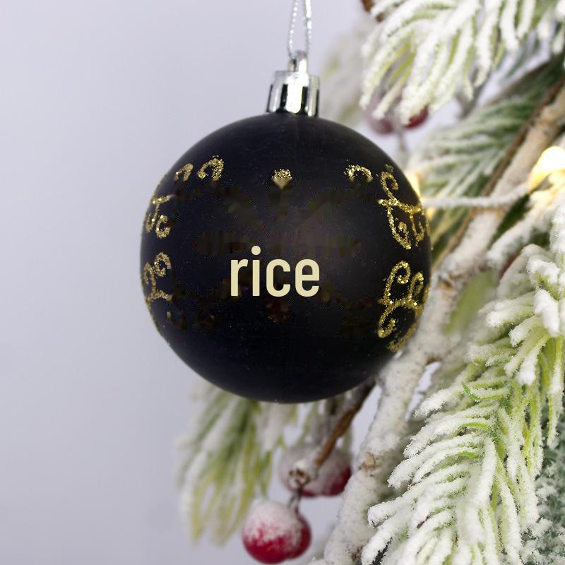 44 шт. расписных елочных шаров особой формы 3-6 см, гальванизированные пластиковые украшения