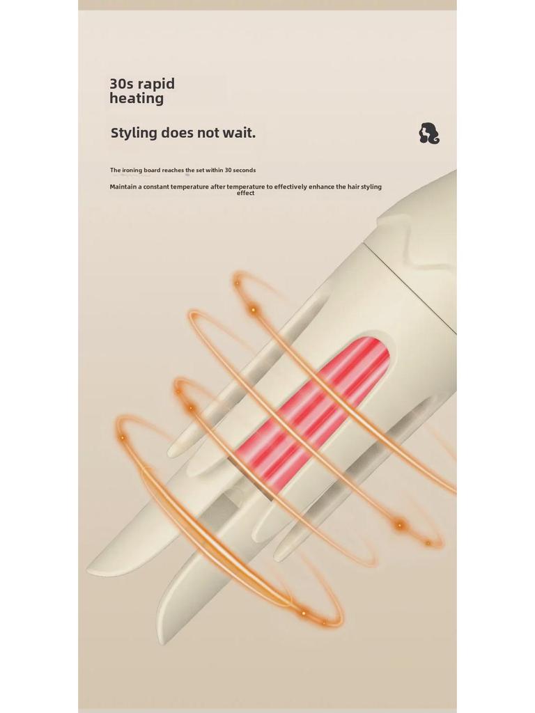 36mm Korean Style Automatic Curling Iron - Gentle On Hair, Negative Ion Technology for Big Waves.