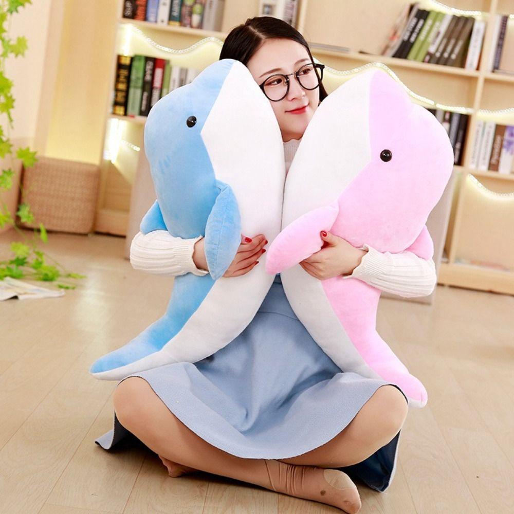 Plush Dolphin Plush Toy Stuffed Dolphin Sofa Pillow Dolphin Stuffed Toys  Home Decor