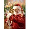 5d Diy Алмазная вышивка Алмазная картина Санта-Клаус с вышивкой крестом собаки