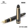 Перьевая ручка Jinhao X850 Черная Золотой зажим Роскошная Ручка для руководителя EF F M Изогнутое перо Чернила для письма Ручка Офис Школа Канцелярские товары