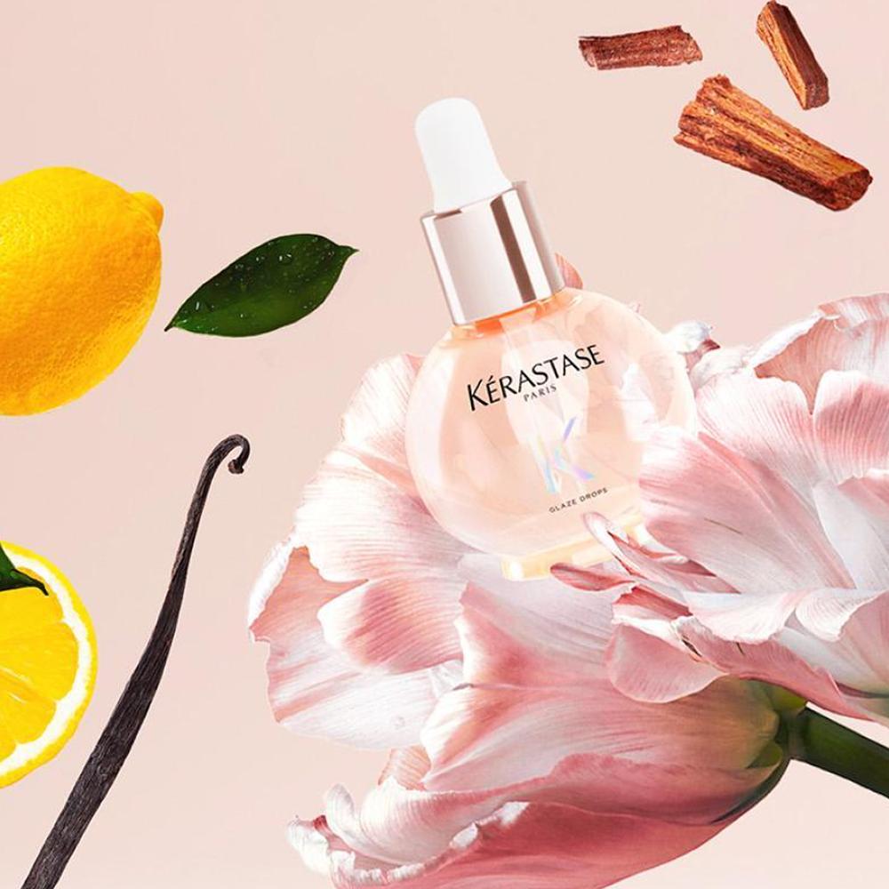[KERASTASE] Gloss Absolu Glaze Drops Anti-Frizz High-Gloss Hair Oil Floral Bouquet 45ml