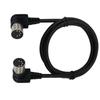 Double 90 Degree Right Angled MIDI Cable DIN Plug Socket Audio Extension Cord Wire Male Din-5pin