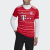 Adidas Домашняя майка ФК Бавария Мюнхен, издание Match Fan Edition, мужские майки сезона 2022-2023, красные H39900