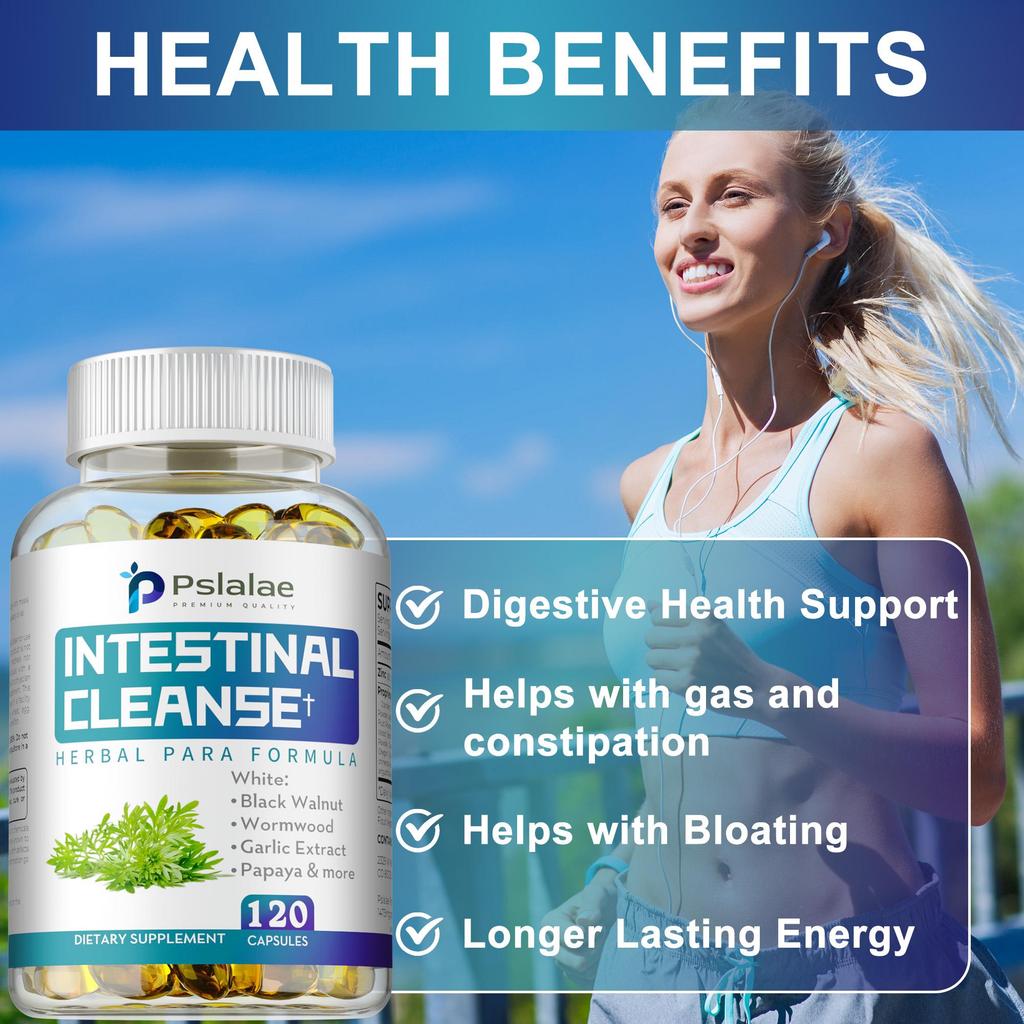 Pslalae - Black Walnut Complex Capsules - Digestive System Health