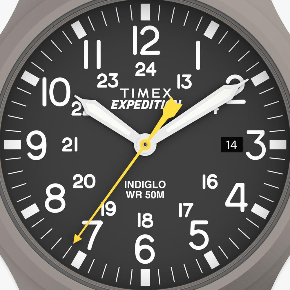 TIMEX Часы Expedition Scout с ремешком цвета хаки, подсветкой Indiglo, 40 мм, T49961