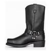 Men's Faux Leather Motorcycle Cowboy Boots