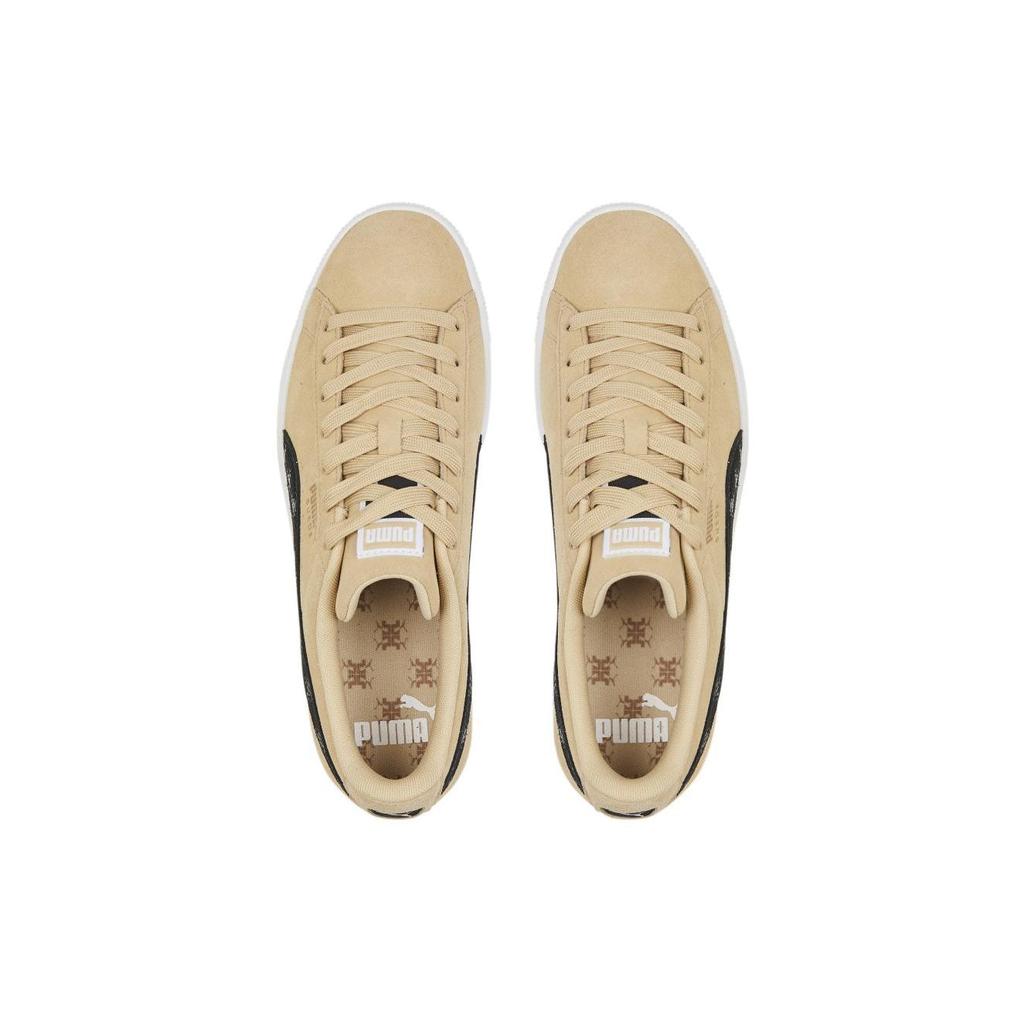 Puma Кроссовки Suede Classic T7 Light Sand Monogram Unisex Tan Black White 388717-01