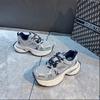 Platform Dad Shoes Women's 2025 New Fashionable Versatile Mesh Breathable Height-enhancing Small Casual Sports Shoes