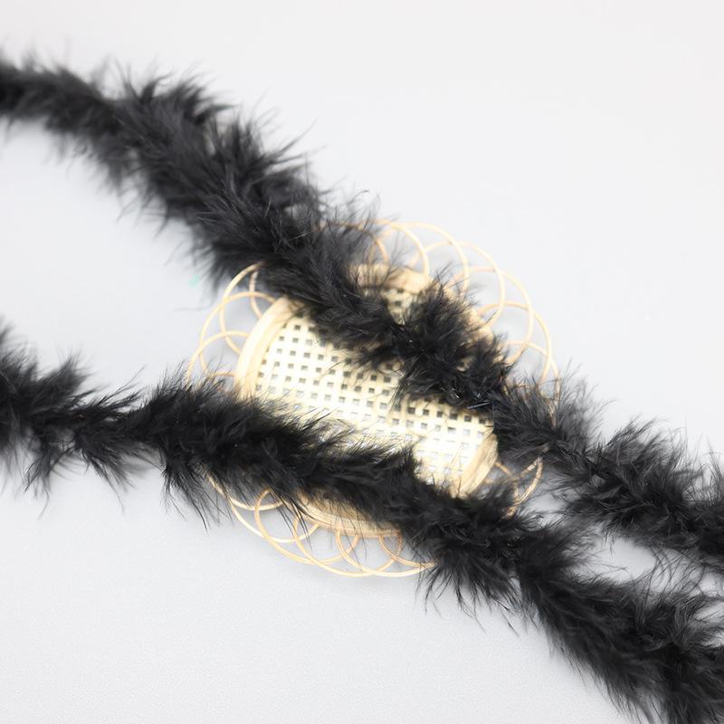 2-метровые полоски пуха для свадебного и праздничного декора, аксессуаров для одежды, дизайна своими руками