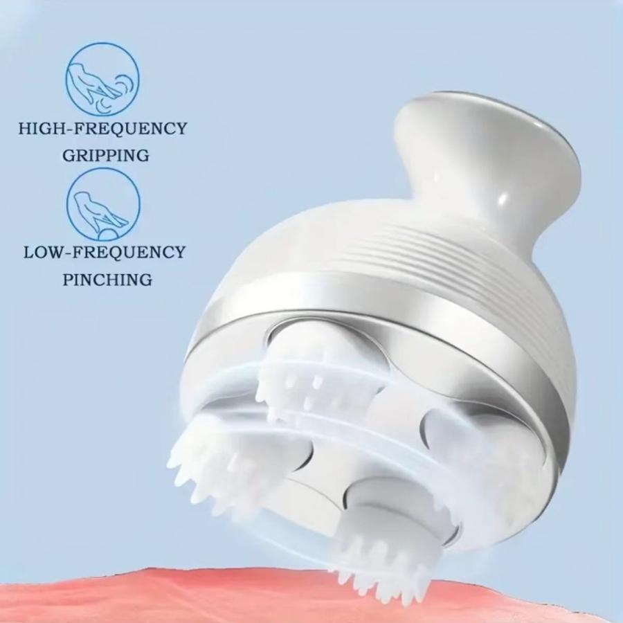 Electric Vibrating Head Massager 3-speed Adjustable Scalp Massager For Office Fitness Fitness Head Grab Massage Tool Masajeador