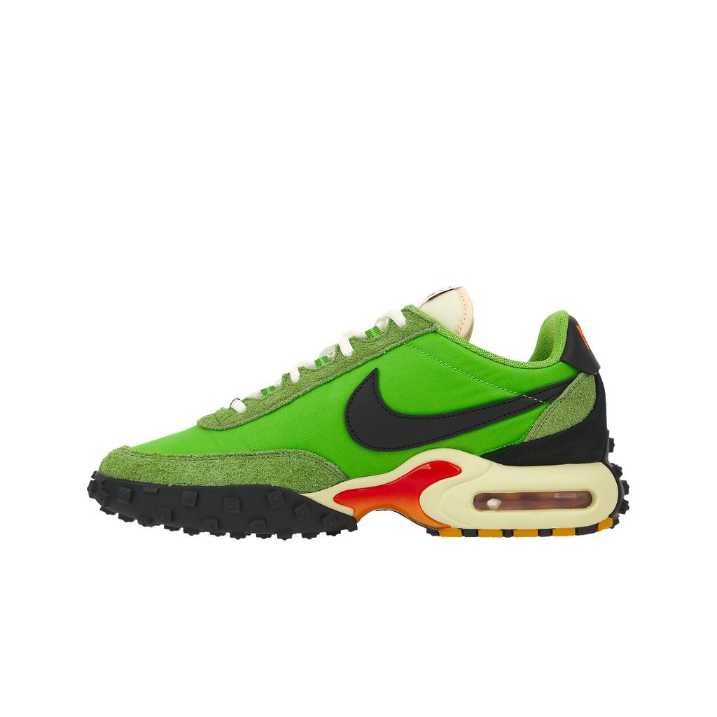 Nike Кроссовки Air Max Waffle Racer SP Action Green Unisex, черные, полностью оранжевые FV6946-301