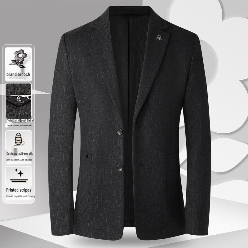 Мужской пиджак MONTAGUT из смесовой шелка в стиле business casual