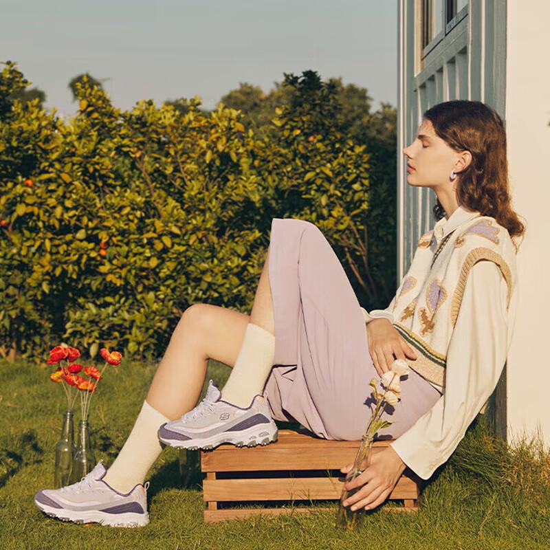 Skechers Женские ретро кроссовки на платформе "Папины" 13143-LAV