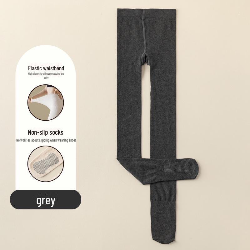 Женские черные леггинсы на хлопковой подкладке для осени/зимы — теплые, плотные, облегающие колготки с плоской талией.