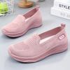 Women's 2024 Spring New Single Shoe Cloth Shoes Breathable Soft Elastic Casual Women's Shoes