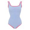Source is a Korean-style girl's fresh swimsuit for women's one-piece triangle slimming hot spring students