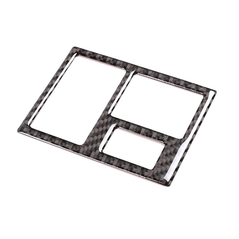 Car Carbon Fiber Inner Rearview Mirror Adjust Switch Button Cover Trim For Toyota Rav4 RAV 4 2006 2007 2008 2009 2010 2011