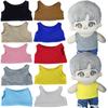 10cm Doll Vest DIY Sleeveless T-shirt Gift Dolls Clothes Cotton Stuffed Doll