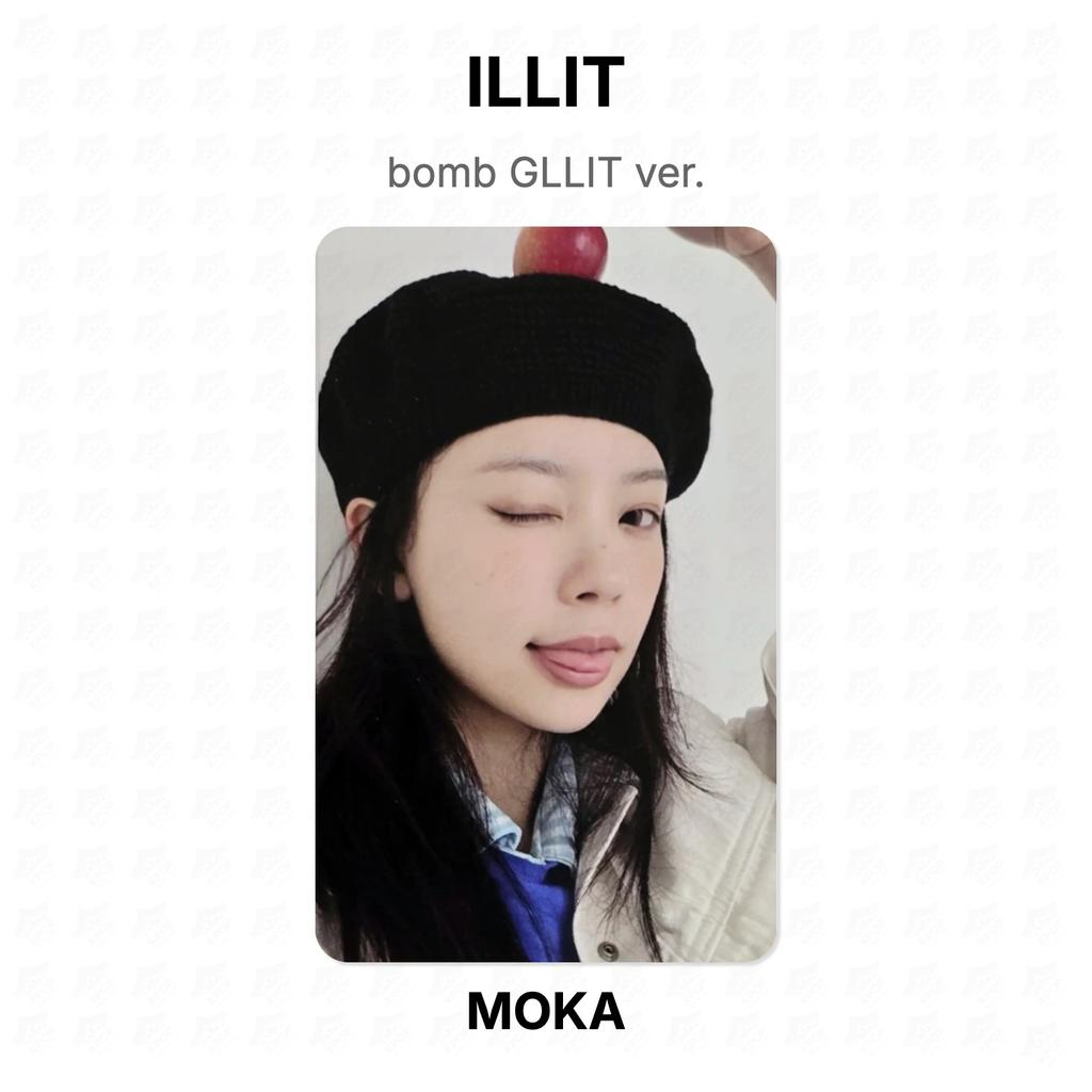 ILLIT Бомба GLLIT версия. Официальная фотокарта