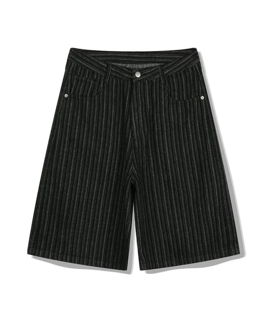 ULIFEZIP Zik Wide Bermuda Shorts Striped Pants 1 Color [Ulzd_6044]