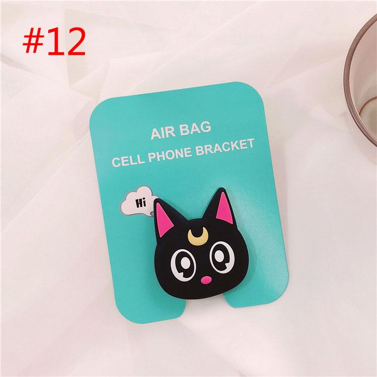 Держатель для мобильного телефона, наклейка для телефона, кронштейн для крепления на палец, подставка для телефона, милые аксессуары для телефона с героями мультфильмов