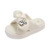 Girls Rhinestones Slippers Thick Bottom Children Summer Beach Shoes Non Slip Solid Color Fashion Kids Indoor Outdoor Slippers