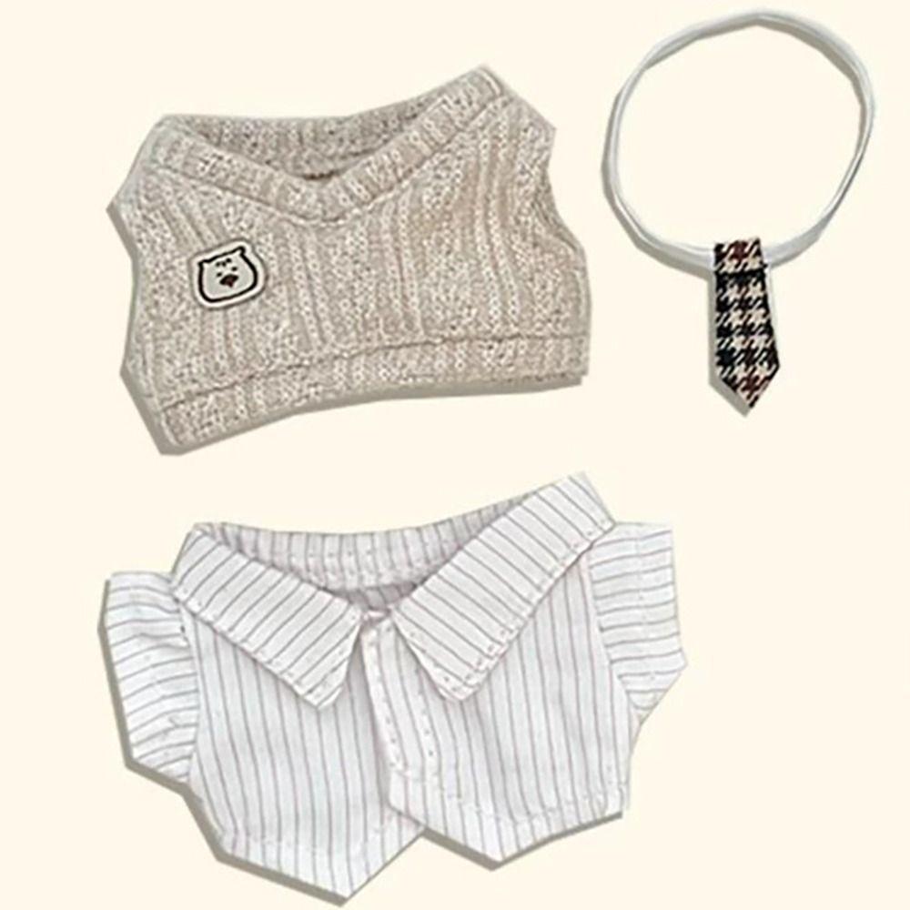 Крутая рубашка галстук жилет брюки худи костюм милый повседневный наряд модные кукольные аксессуары