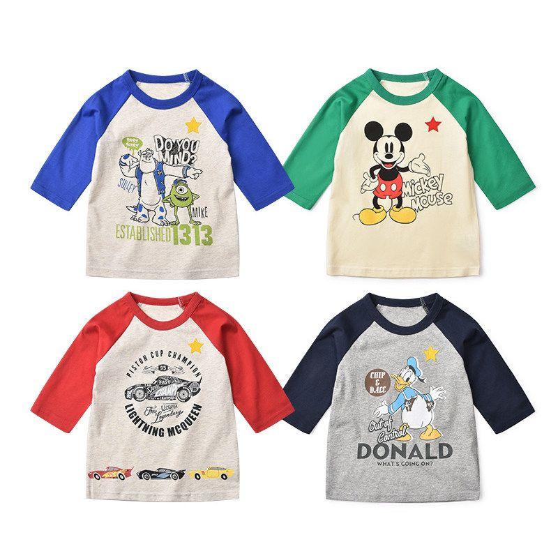 Children's Clothing Japanese Size 140-Sleeve Cartoon T-shirt
