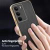 For Realme V70 5G/C73 4G Case Electroplating Silk Texture PU+TPU Phone Back Cover