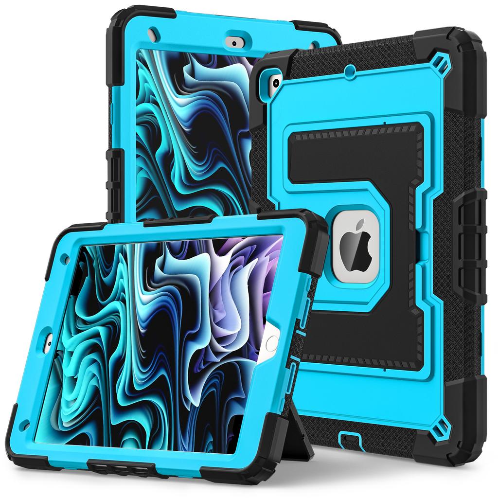 Tablet Case with Kickstand for iPad 10.2 (2021)/(2020)/(2019) Anti Drop PC+Silicone Cover