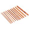 12 шт карбонизированные бамбуковые крючки для вязания вязальных игл набор ткацких инструментов аксессуар