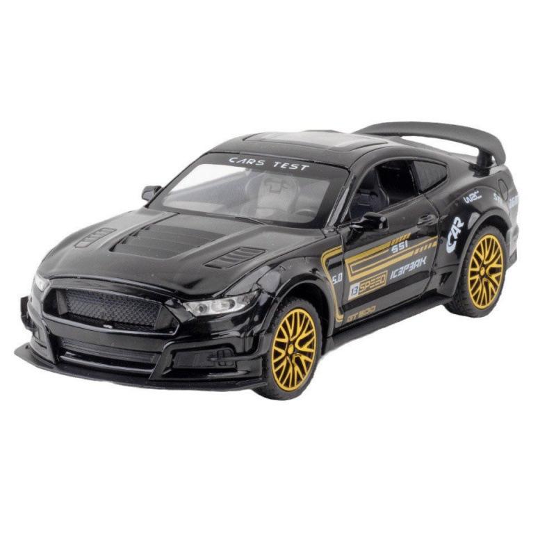 1/32 Ford Mustang Shelby GT500 Alloy Sports Car Model Diecast & Toy Vehicles Metal Car Model Simulation Collection Children Gift
