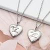 Forever In My Heart Forever and Always Chain Pendant Heart Shaped Necklace Photo Picture Locket