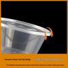 Disposable 800ml Round Takeaway Food Containers