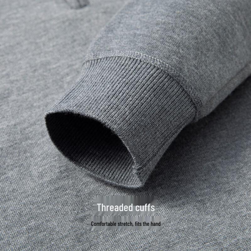 Мужской трикотажный свитер Hodo из смесовой шерсти с воротником-стойкой на молнии