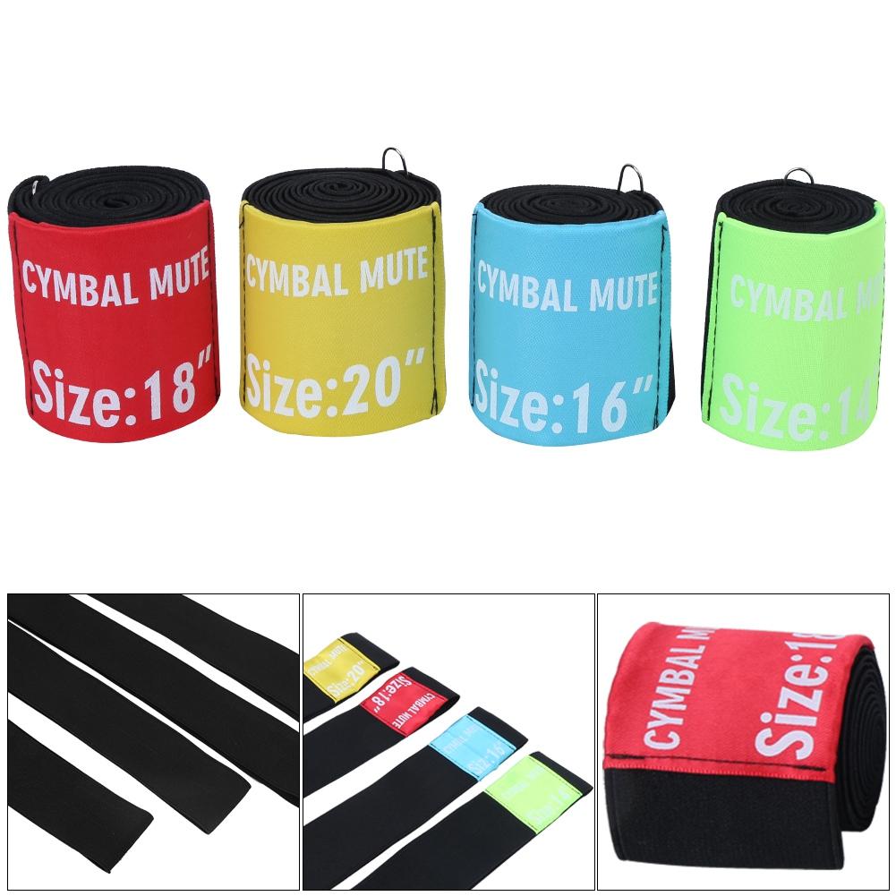 4Pcs Cymbal Silencer Hi Hat Mute Dampener Pad Percussion Instrument Accessories 14 16 18 20in