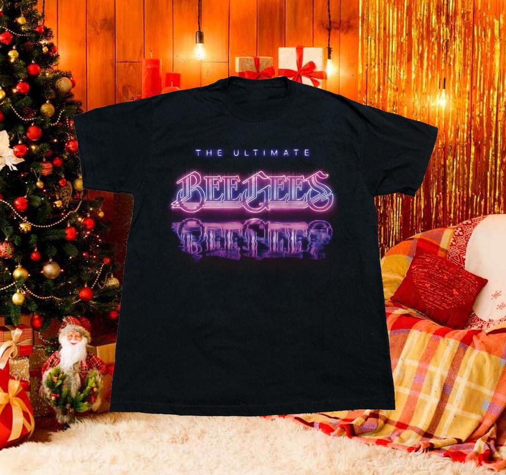 Bee gees Logo Christmas Shirt Black All Size S5XL Xmas Gift MI979 Unisex T-Shirt