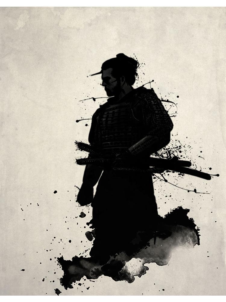 Ретро Япония Самурай Дзен Бусидо Плакат Печать Холст Картина Аниме Игра Настенная Картина Для Гостиной Домашний Декор Cuadros