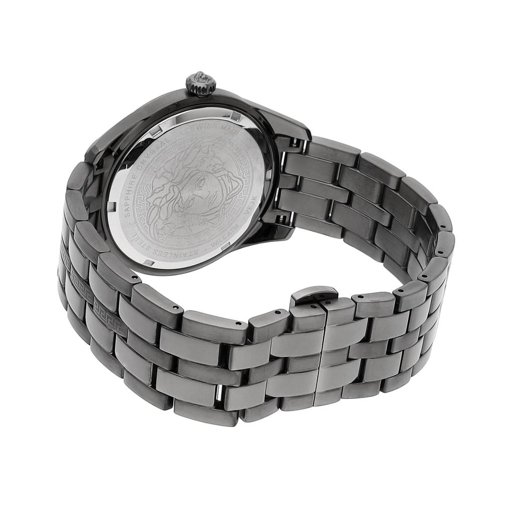 Часы GRECA TIME серый циферблат нержавеющая сталь сапфировое стекло кварцевые 41 мм швейцарские часы VE3K00622 [Versace] мужские [Товар]