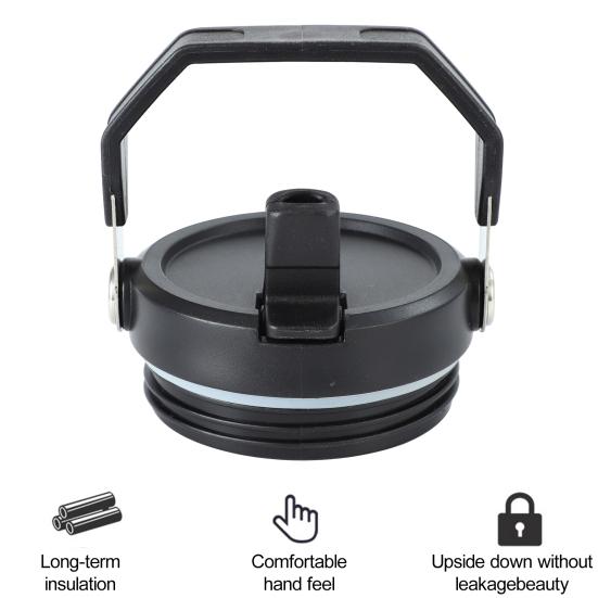 Крышка чашки 20 унций 30 унций с хорошим уплотнением, герметичная, пищевая, с отверстием для соломинки и ручкой, без запаха, толстая сменная крышка для стакана, крышка для чашки