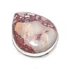 Silver Leaf Jasper Gemstone 925 Sterling Silver Jewelry Ring Size 8