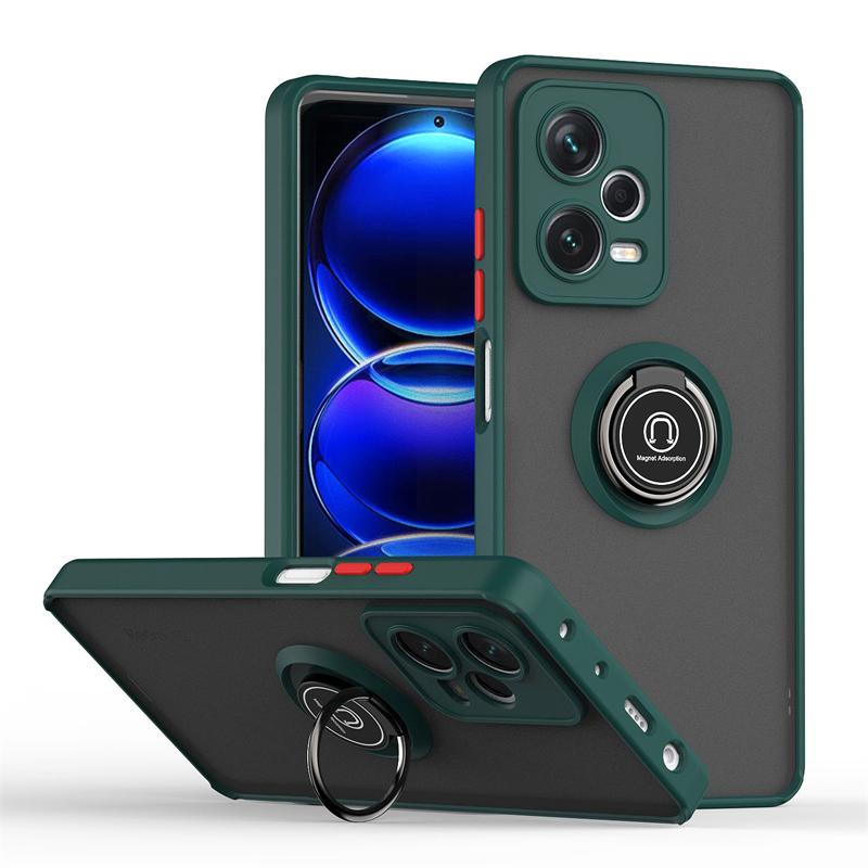 Для Redmi Note 12 Pro 5G Чехол Note12 Магнитное кольцо-подставка-держатель Чехлы для телефонов для Xiaomi Redmi Note 12 Pro+ Plus Armor Back Cover